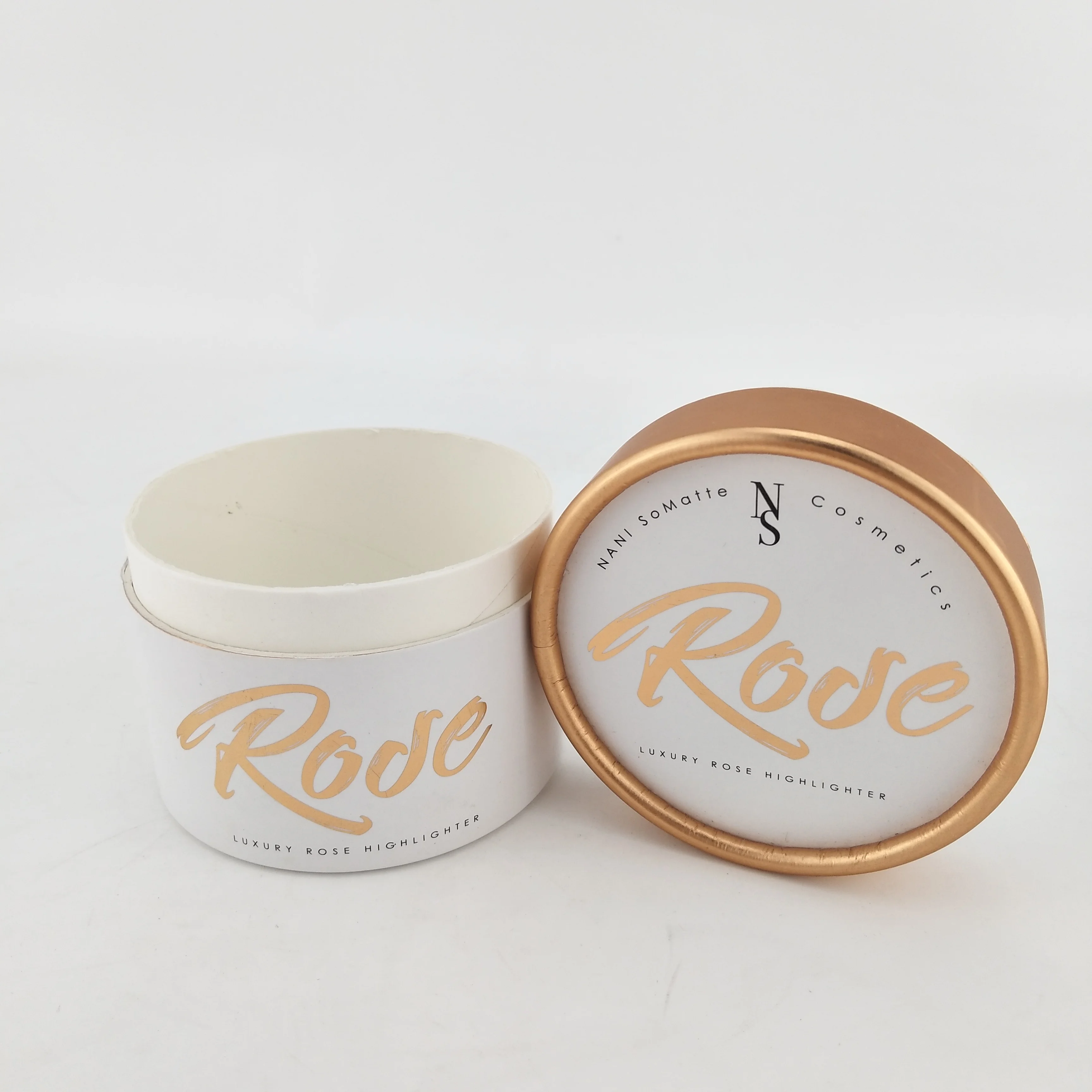 
Custom size eco friendly cardboard kraft paper cosmetic container jars 