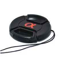 Camera Lens Cap Protection Cover 49mm/52mm/55mm/58mm/62mm/67mm/72mm/77mm/ With Anti-lost Rope Free Shipping
