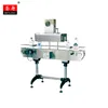 Bottle Cap Shrink Wrapping Machine for PVC Band Tamper Evident Seal Thermal Shrinkage Contraction with Heat Air Gun Conveyor