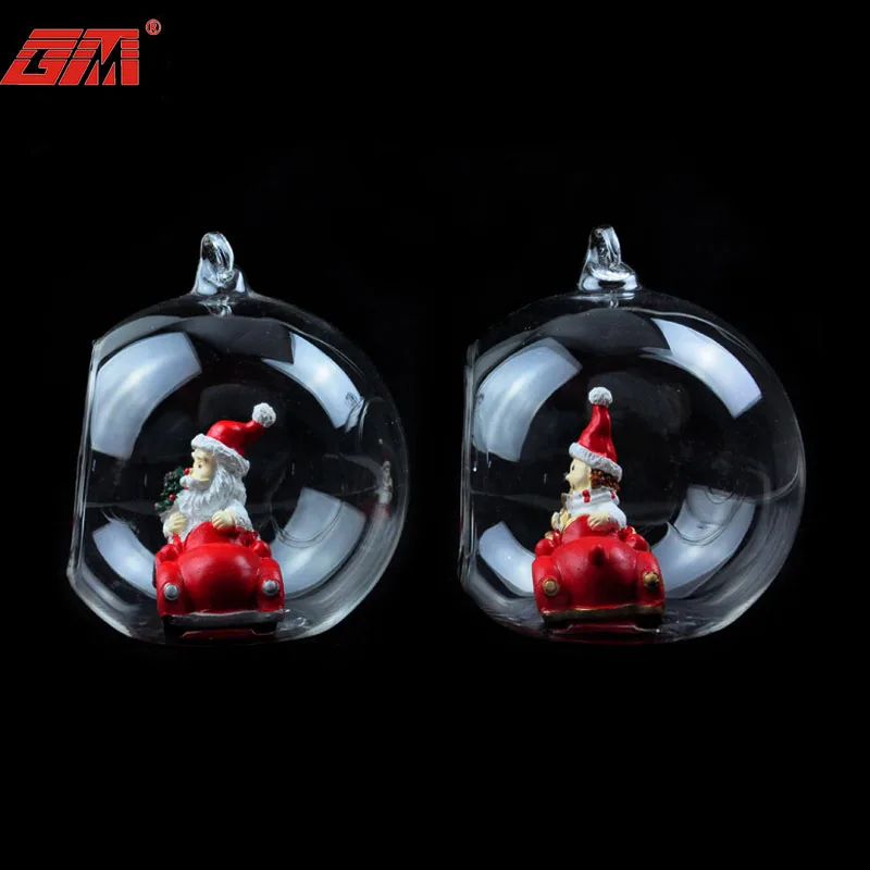 Hanging Open Glass Ball Christmas Decoration Decorations For Cars