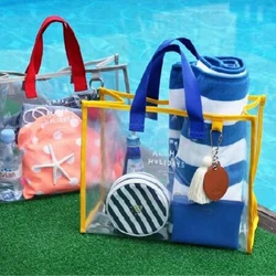 Clear PVC Wallets And Handbag Set Tote Purse Bag PVC Handbags