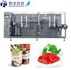 Sour cream paste bag giving packing machine