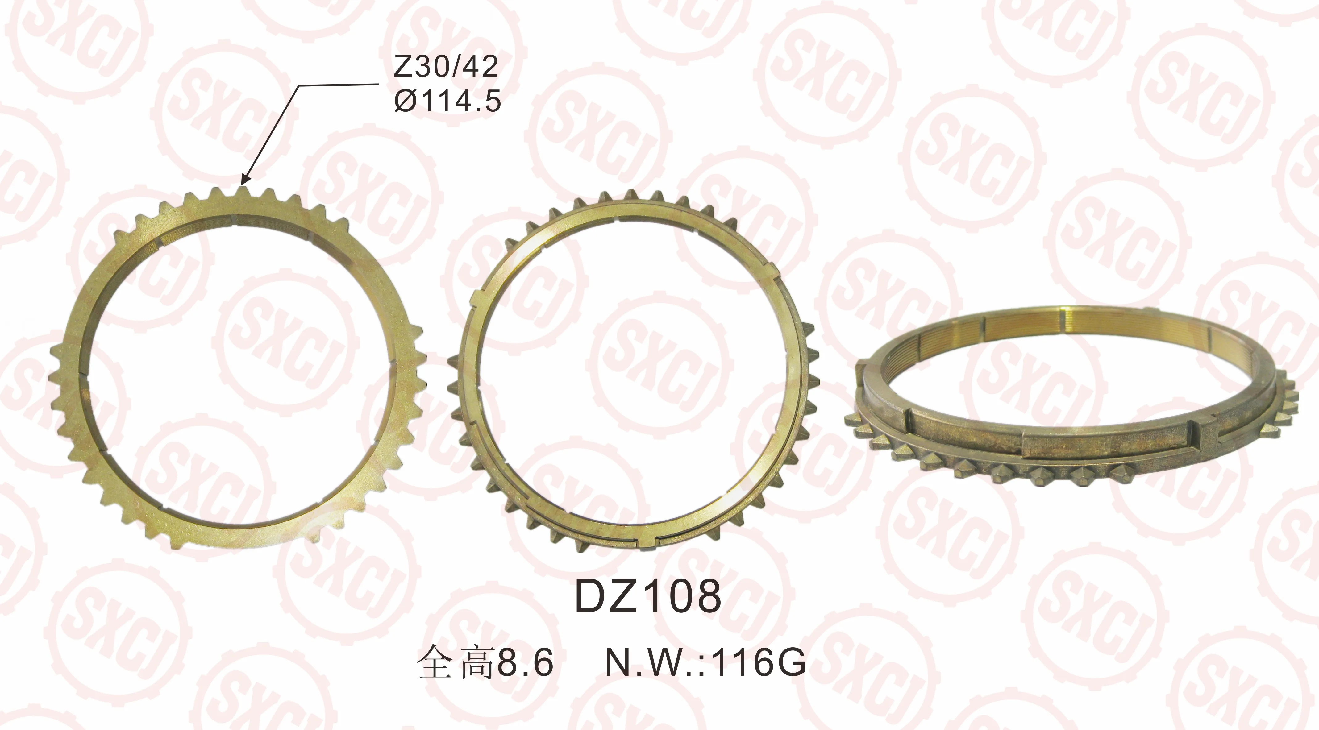 China supplier unique professional Synchronizer auto gear ring flywheel 1249 304 143