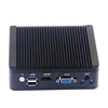 Portable Pfsense X86 Mini Pc Box 4 Lan Thin Client Embedded Fanless computer with baytrail J1900 CPU