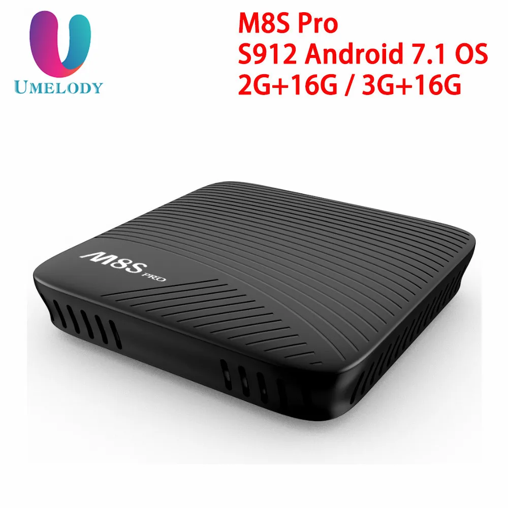 

MECOOL M8S PRO Android 7.1 TV Box BT 4.1 DDR4 Amlogic S912 2.0GHz Octa Core ARM 64bit 4K Full HD 3D PK KM8P Pro X92 H96 Pro