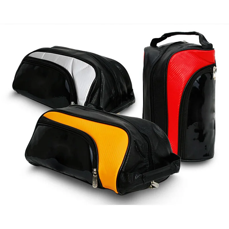 

PU material standard water proof golf shoe bags