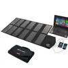 Foldable Portable 80W Dual USB+DC Solar Power Panel for cell phone tablet