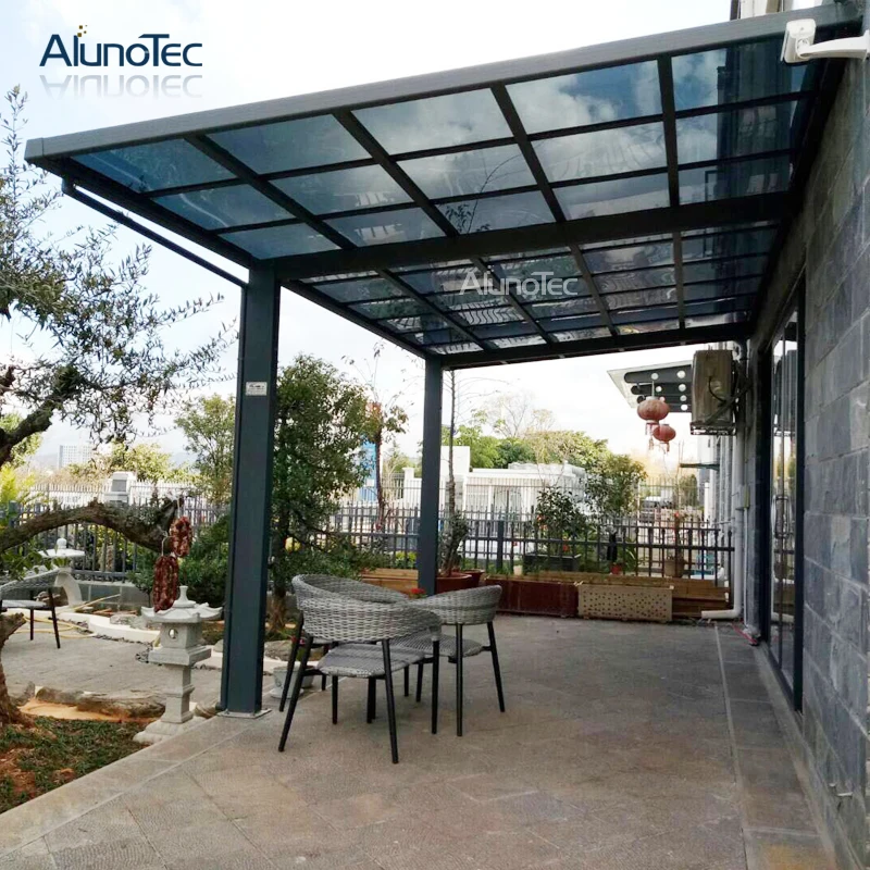 

Strong Wind Resistance Car Canopy A7 Single Carport Canopy With Polycarbonate Roof