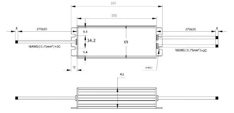 150W 30V LED power Supply