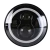 7" Inch Round Motorcycle Headlight Hi/Lo Beam Assemblies Projector Lamp Light For Jeep Wrangler Harley