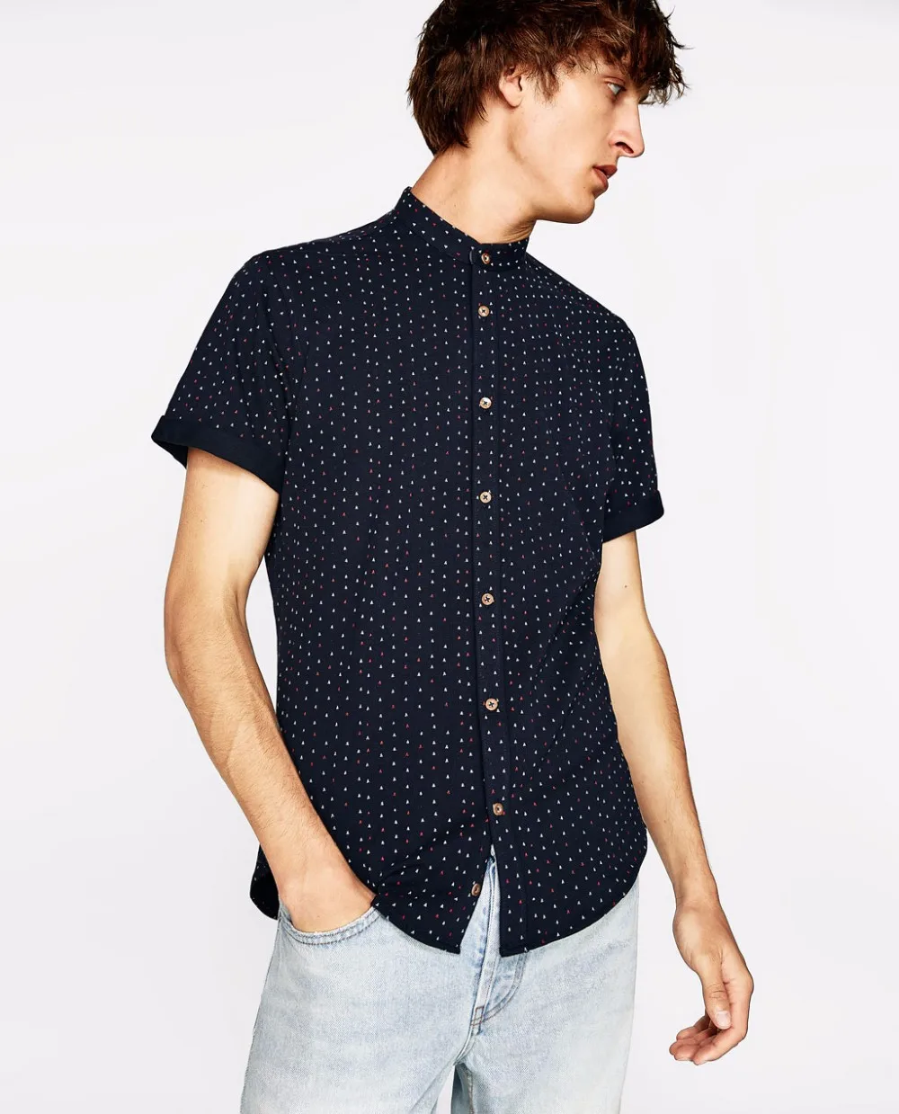 rayon fabric printed shirt