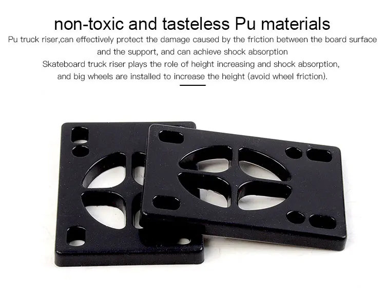 Good Quality 6mm Pu Material Skateboard Truck Riser Pad Buy Riser Pad
