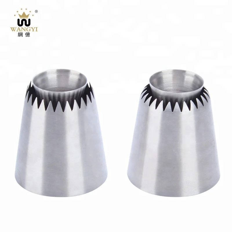 

OEM Baking tools piping tips cake decorating sultan piping nozzles set, Silver