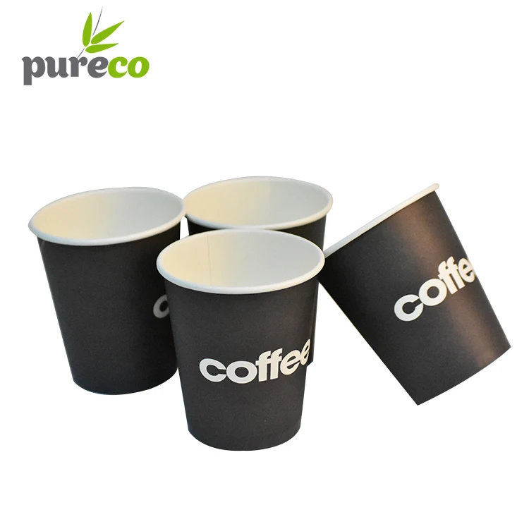 Disposable Printed Solo Single Wall Paper Coffee Cups With Pla Lining ...