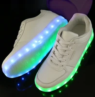 

2020 fashion LED sports shoes with usb charge for men and women