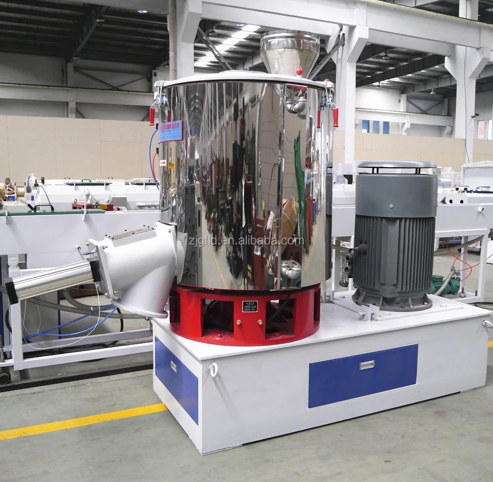 Shr Plastic Raw Material High Speed Mixer Machine For Mixing Powder And