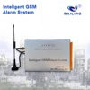 High quality 50 wireless and 4 wired zones camera gsm alarm 315/433 mhz working frequency yard security alarm system