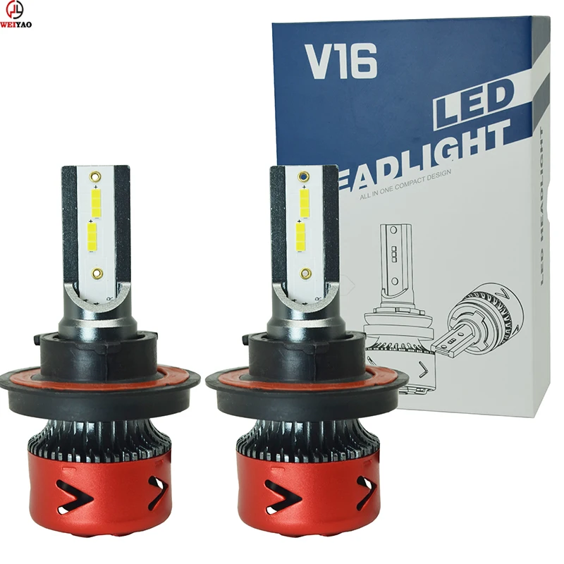 Wholesale small size h13 led car headlight h4 h7 h11 easy install built in canbus car headlight