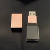Popular gift Glass Usb 4GB 8GB Crystal Usb 2.0 16GB 32GB Rose Gold Crystal Usb Flash Drive