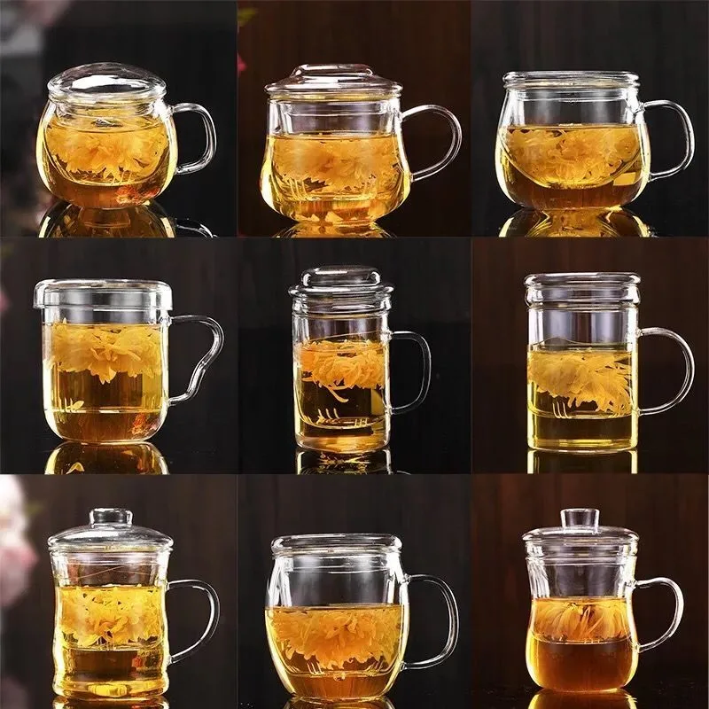 Chinese Glass Teapot Tea Cup 350ml With Infuser And Lid For Tea Buy