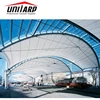 Pool canopy fabric, tensile membrane structure roof material