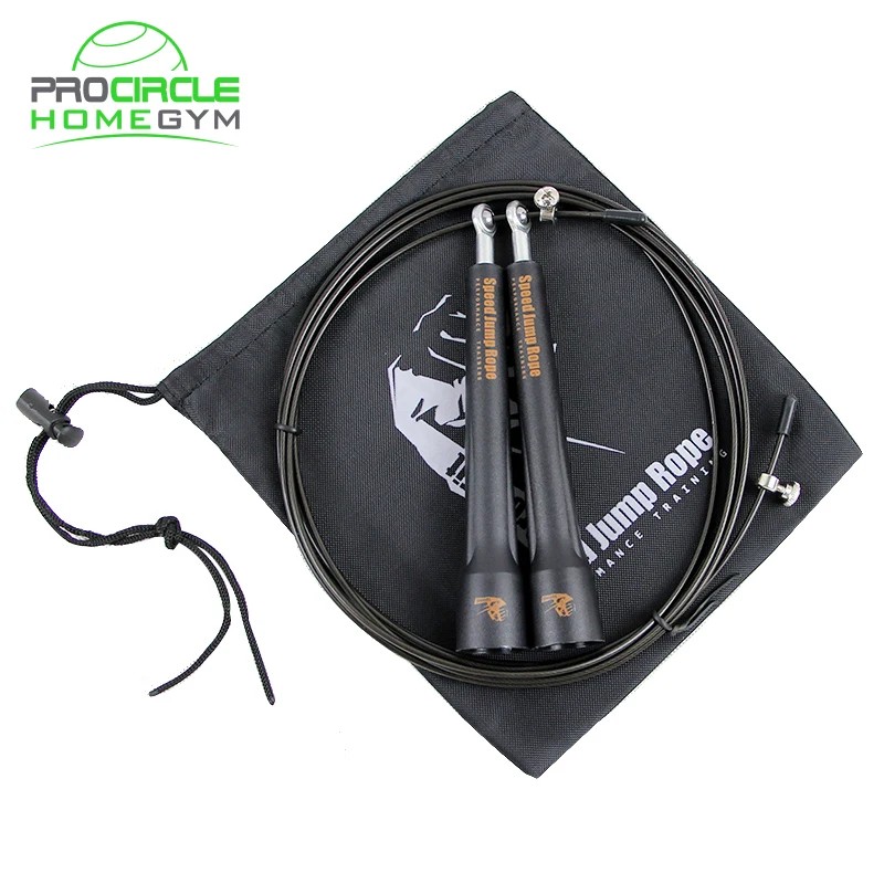 

Workout Speed Aluminum Jump Rope Custom Logo, Black;red;yellow;purple;etc
