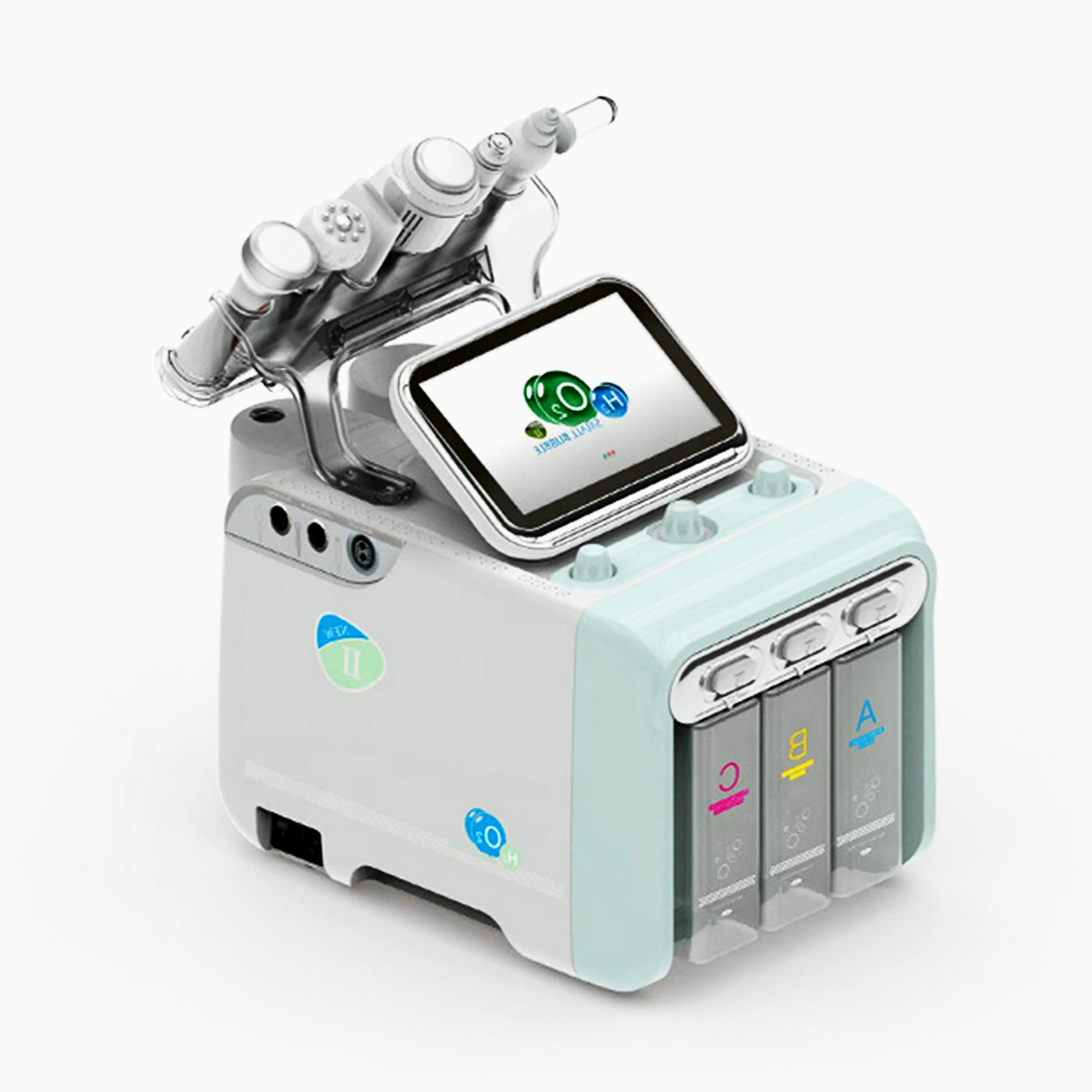

6 in 1 aqua peel dermabrasion facial peel machine, Grey