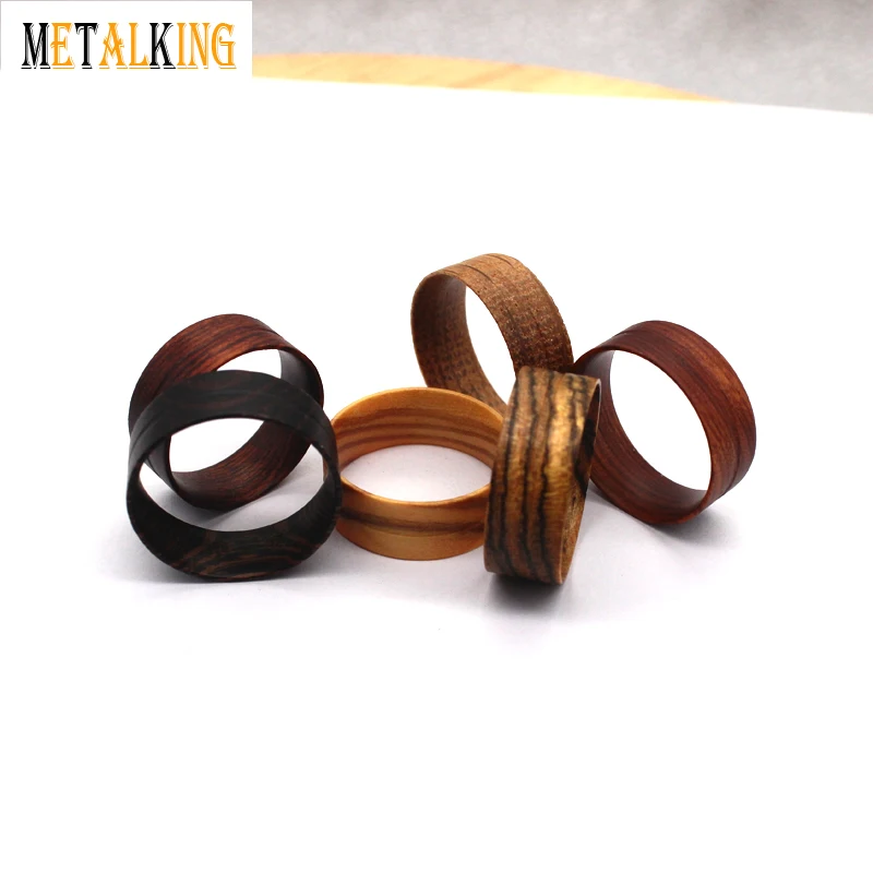 
Fashion Wooden Material,Whisky Barrel Wood Ring, IronWood,SnakeWood,WengeWood,OliveWood,BocoteWood Ring 