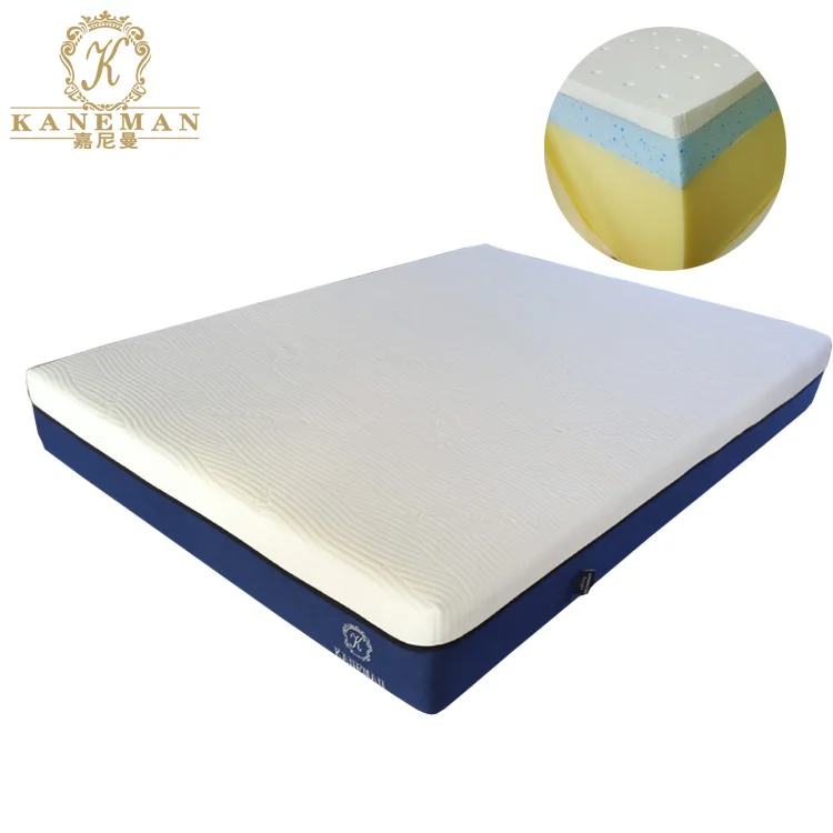 

comfort cool gel memory foam mattress in a box with high quality knitted fabric washable zipper cover, As the sample/your choice/any