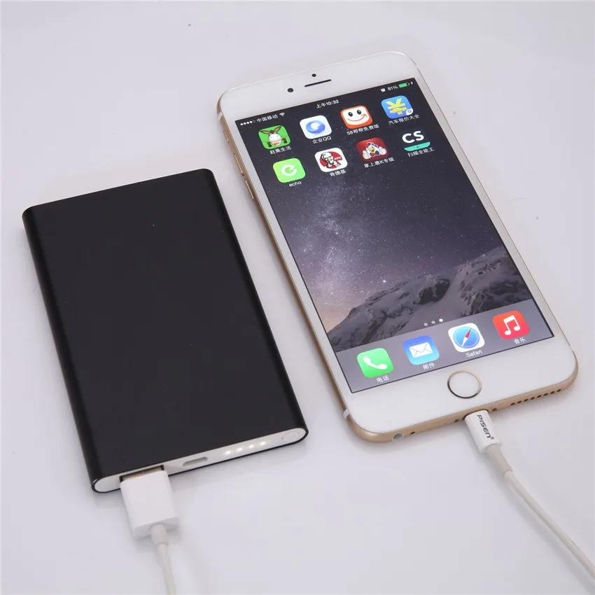 Shenzhen logo printed mini Power Bank External Battery mobile Charger wallet Powerbank 4000mah for samsung smart phone - ANKUX.COM