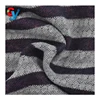 new development brushed knit strip jacquard fabric for clothes