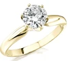 No Tarnish Gold Plated Real Diamond Wedding Ring