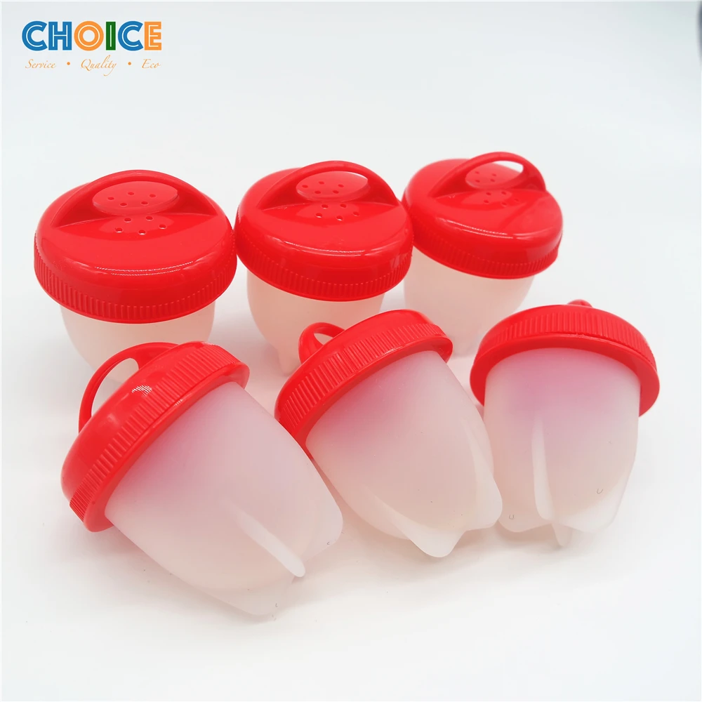 

Latest Design Rapid Silicone Cup Egg Boil Cooker Poacher, White;black;yellow;blue;red;green;customized color