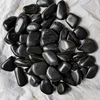 High Polished Black River Rock Pebbles