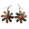 New fashion jewelry shell earring tiare flower shape shell earring