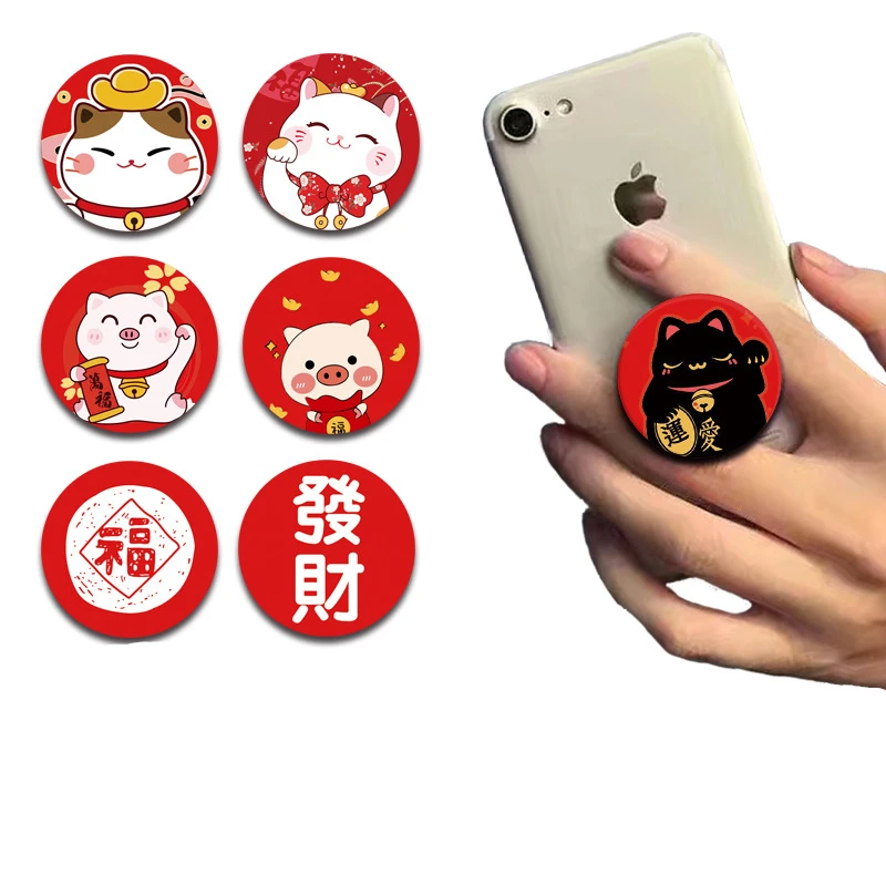

Free sample 2019 new arrival promotional items with logo cell phone pops sockets promotion gift phone pops up socket phone, Black or white or customized logo pops mobile holder