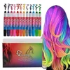 12 Colors Washable Temporary Hair Color for Kids Hair Dye Marker Pen For Teen Girls Birthday Gift