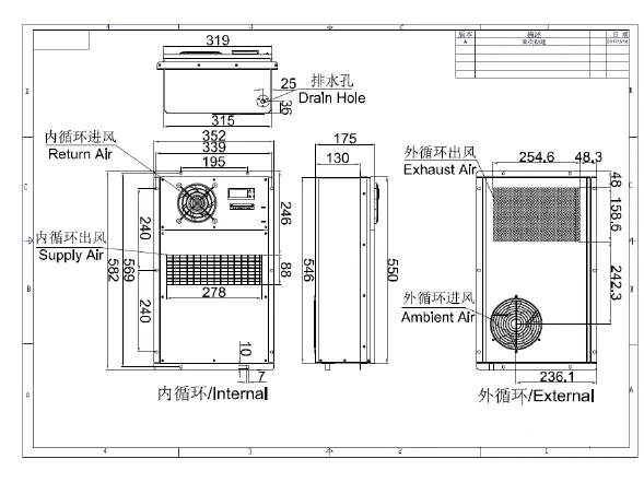 Cabinet Airconditioning For Indoor And Outdoor Equipment Enclosure ...