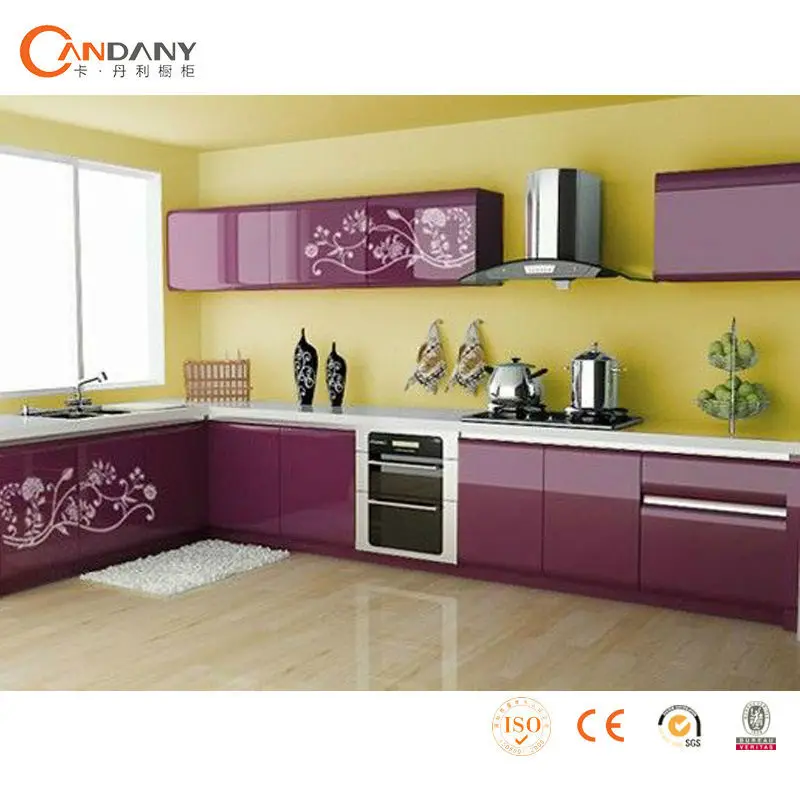 Fabriekslevering moderne keuken kasten, pvc keuken kast aanrecht ...