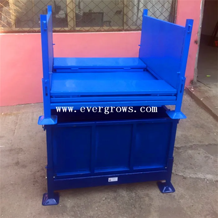 Rectangular Foldable Square Steel Pallet Box Alibaba China