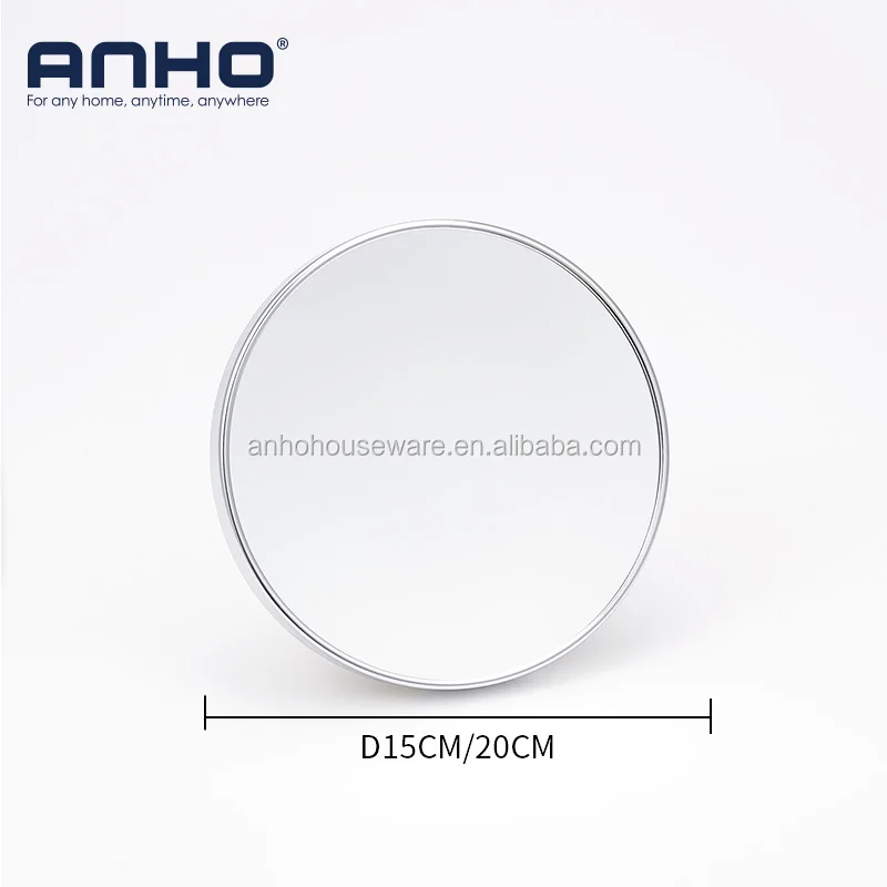 Anho 5x Muebles De Pared De Baño De Espejo De Afeitar Con 3 Succión