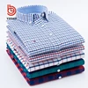 Ready To Ship 100% Cotton Striped Casual Shirt Oxford Long Sleeve Shirts for men