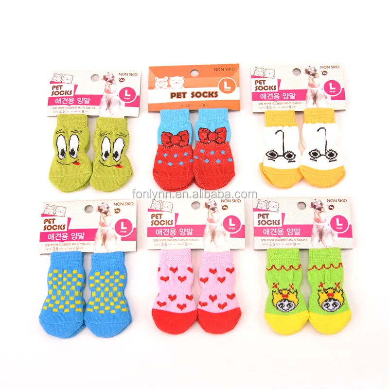 Hot selling wholesale manufacturer dog or cat anti-skip pet socks