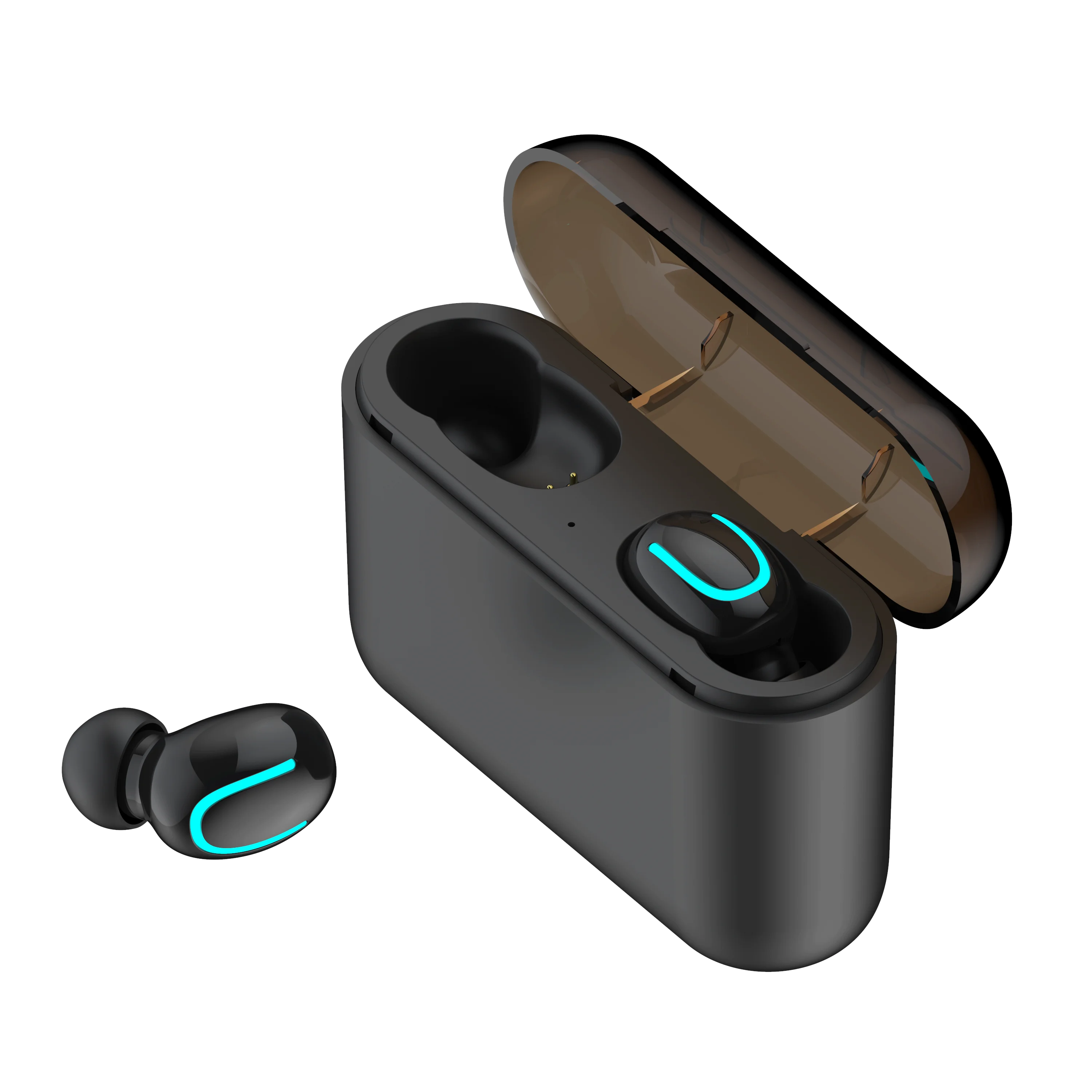 

TWS Mini in-ear blue tooth 5.0 earphones Q32 bluetooths wireless earphones headphones mobile phone earbuds with charging