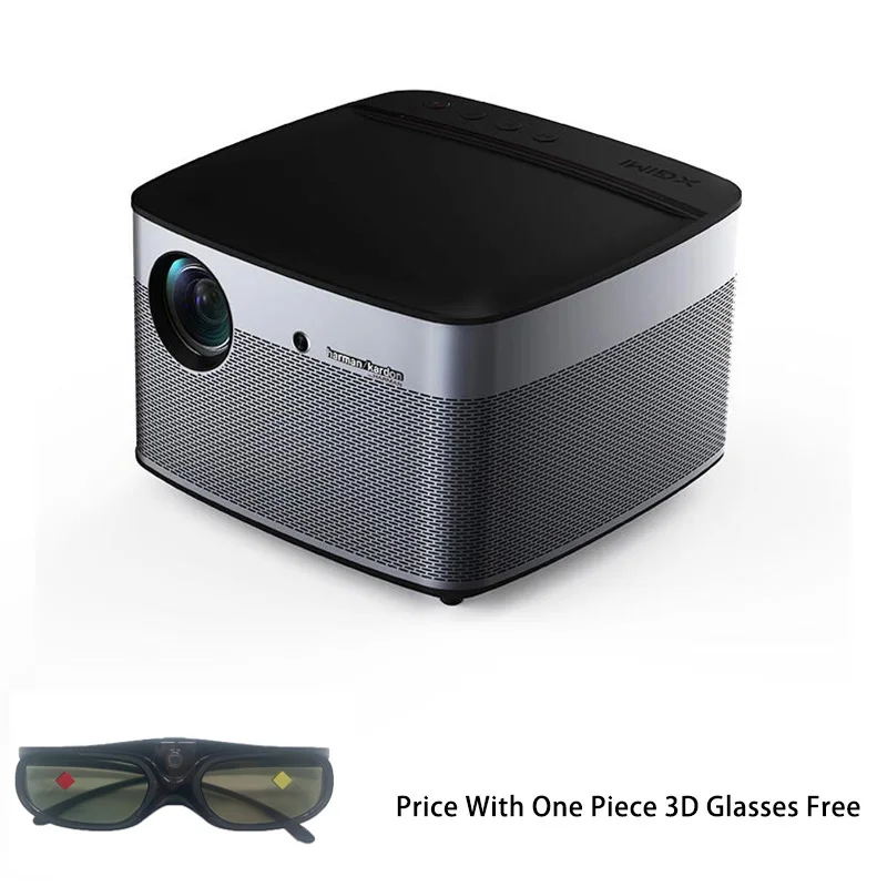 

Salange XGIMI H2 1080p 4K Home Theater DLP Projector with 1350 Ansi Lumens H.265 3D Glasses Android WiFi Bluetooth Speaker