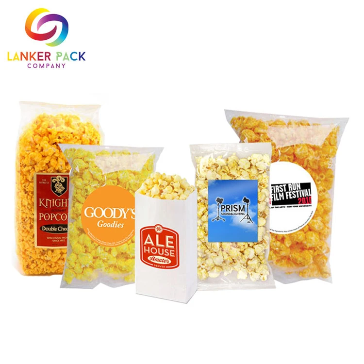Bpa Free Air Proof Clear Plastic Bags For Popcorn Packaging,Food