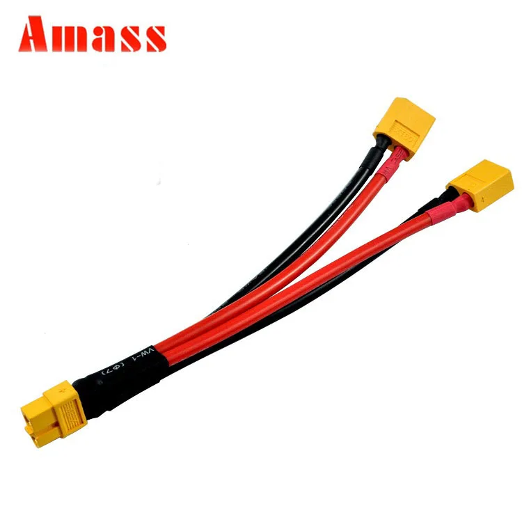 Serie AMASS XT60 Conector 1 hembra 2 macho con cable de extensión 