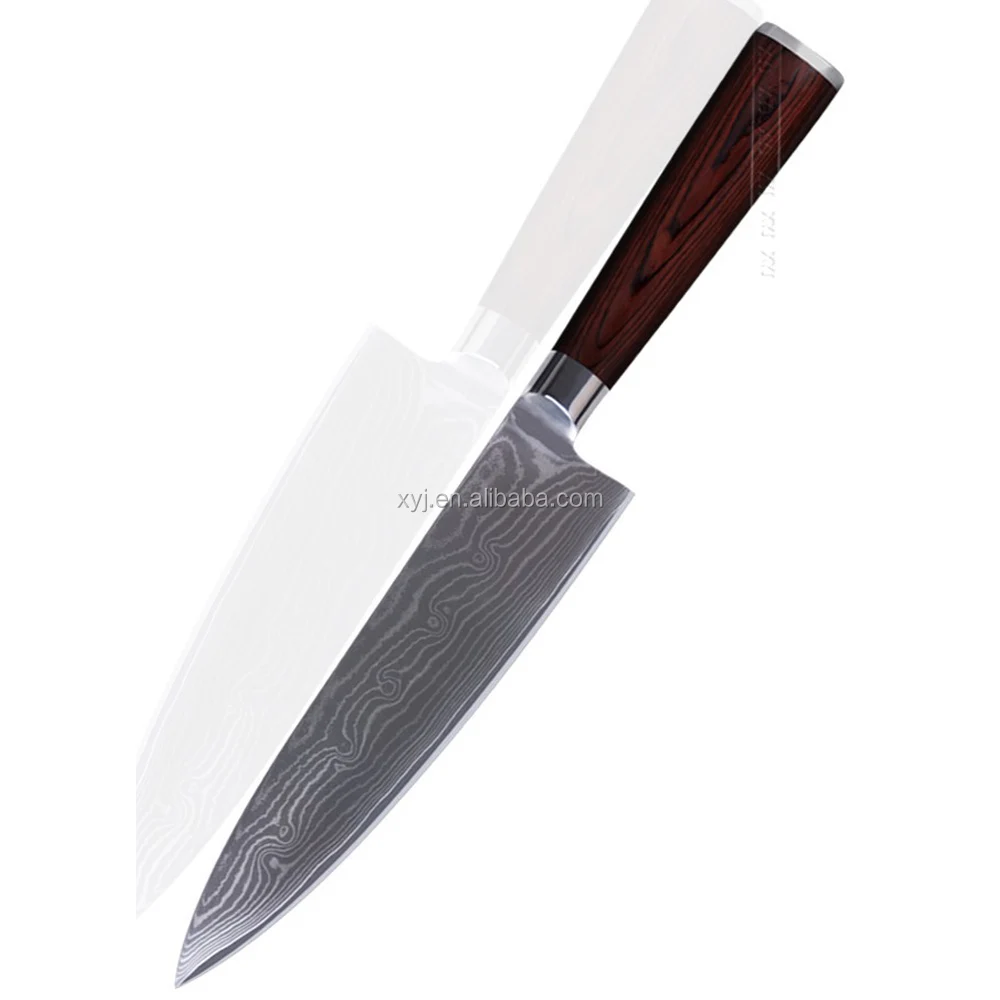 Razor Sharp VG10 Damascus Kitchen Knives 67 layer 8 inch Chef Knife