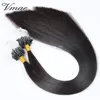 Brazilian Straight Natural Black Brown Blonde 100s/lot 1g/s 100pcs Keratin Fusion Virgin Micro Loop Ring Hair Human Extensions