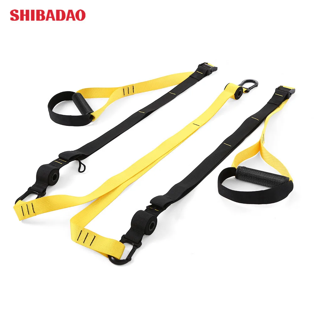 

Resistance Trainer Kit Fitness Door Anchor Kit Workout Training Straps Home Gym Exercise System Suspension Trainer, Yellow